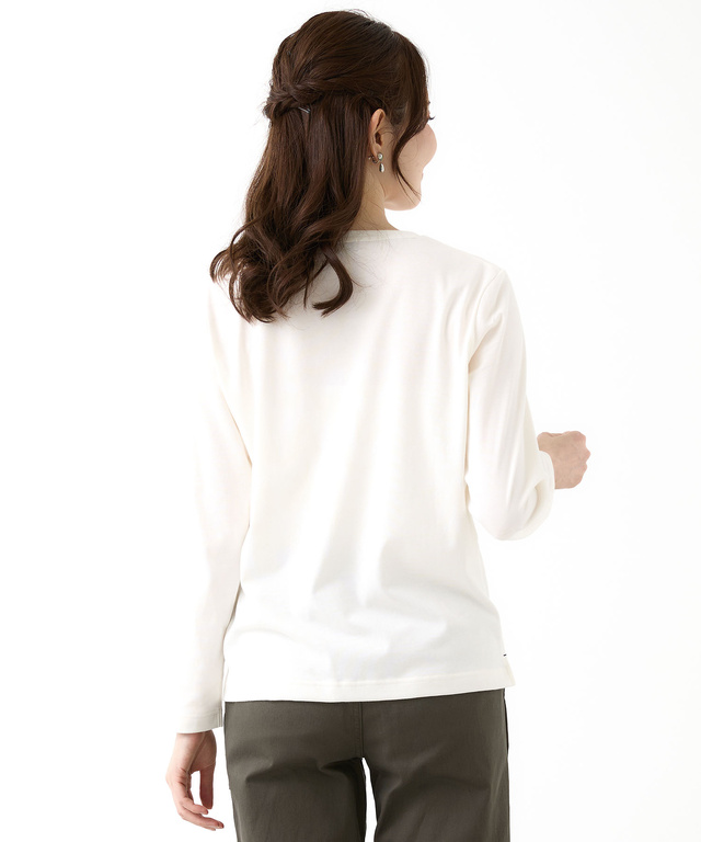 プレート天竺 カットソー