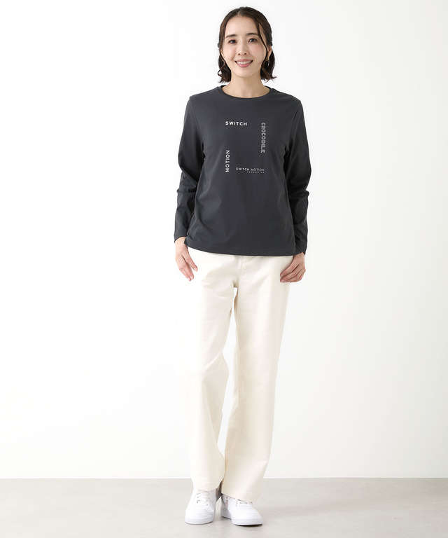 プレート天竺 カットソー