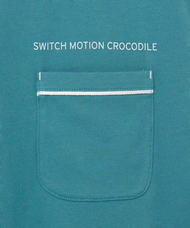 プレート 天竺 ポケットデザイン カットソー