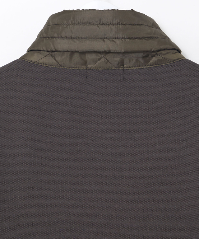 鹿の子 ドッキング キルトジャケット