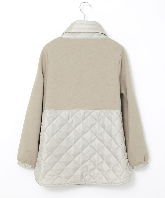 鹿の子 ドッキング キルトジャケット