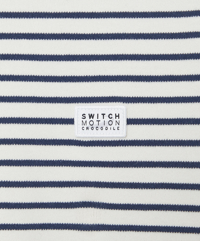 スムース ボーダー ロングTシャツ 