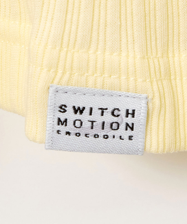 リブ メロー ハイネックカットソー