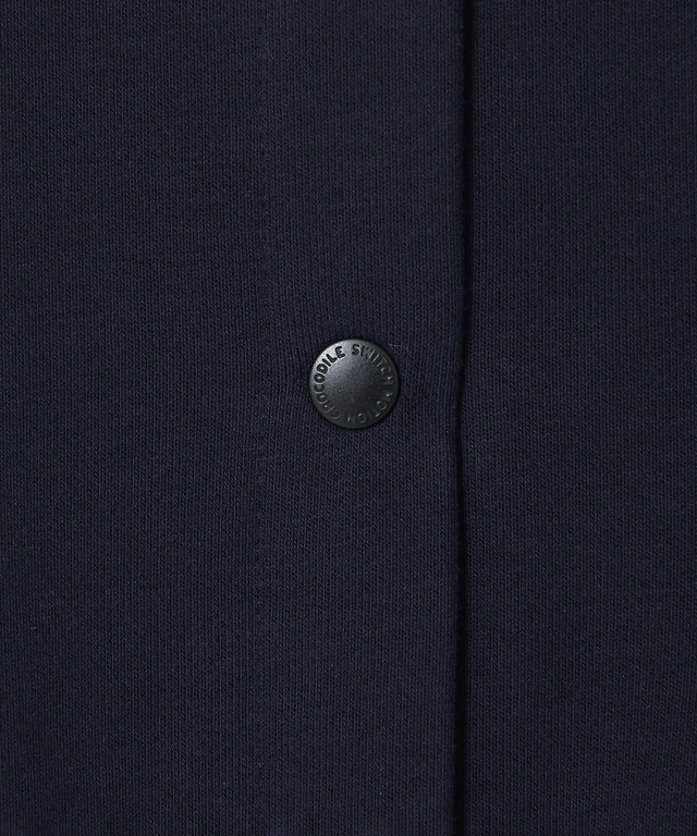 微起毛 裏毛 スナップボタン パーカー