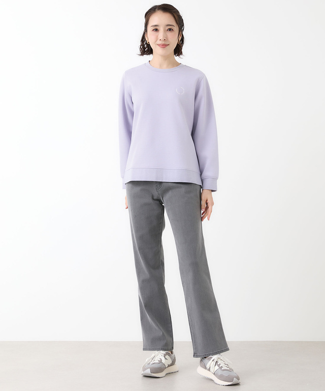 鹿の子 クルーネック トレーナー