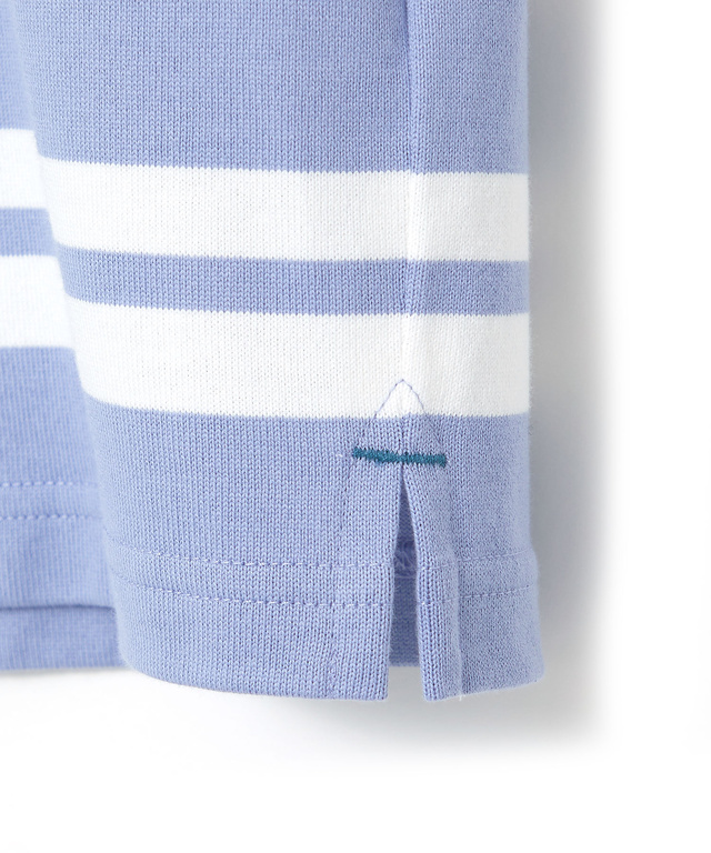 天竺 パネルボーダー カットソー