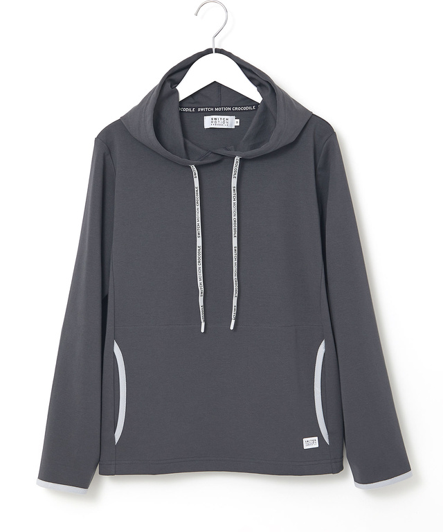 ストレッチポンチ プルオーバーパーカー