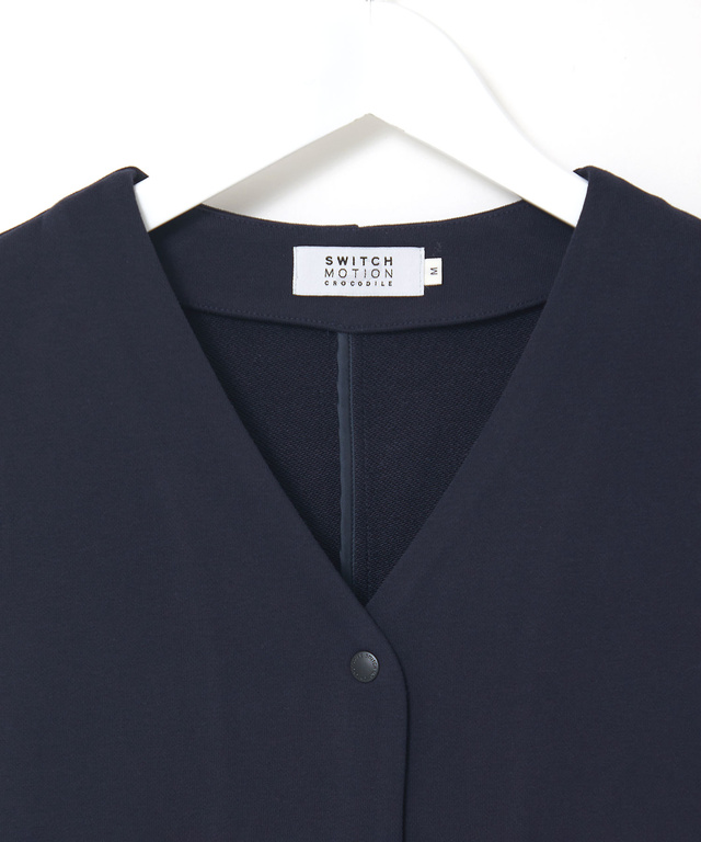 裏毛 微起毛 カットベスト