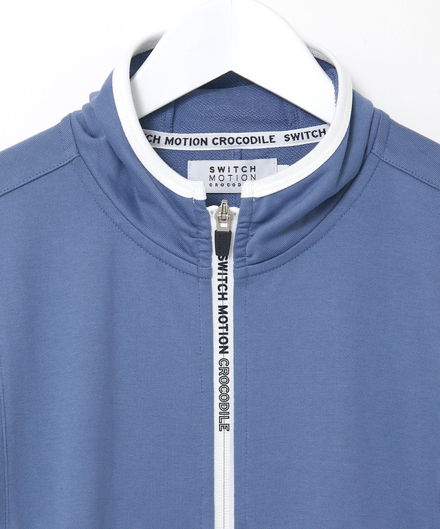 裏毛 フード付き ロゴジップ パーカー