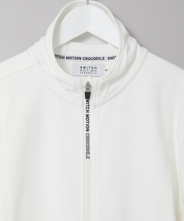 裏毛 フード付き ロゴジップ パーカー