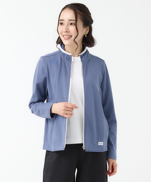 裏毛 フード付き ロゴジップ パーカー