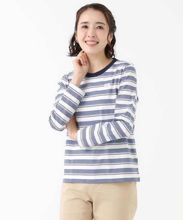 天竺 ボーダー Tシャツ