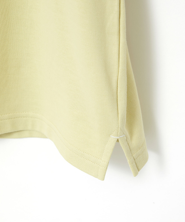 裏毛 ロゴプリント クルーネック カットソー