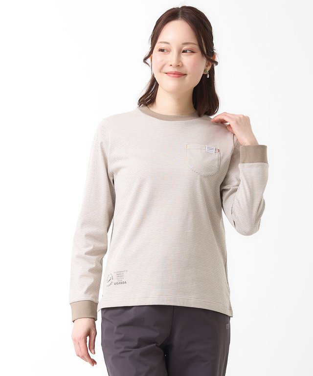 天竺 ポケット カットソー【ウガンダ オーガニック コットン】