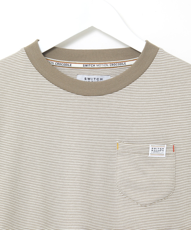 天竺 ポケット カットソー【ウガンダ オーガニック コットン】