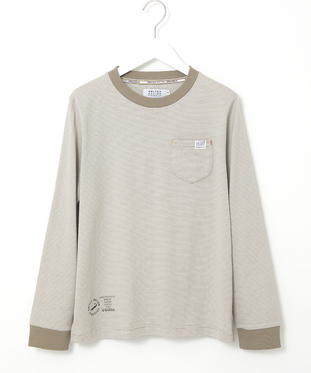 天竺 ポケット カットソー【ウガンダ オーガニック コットン】