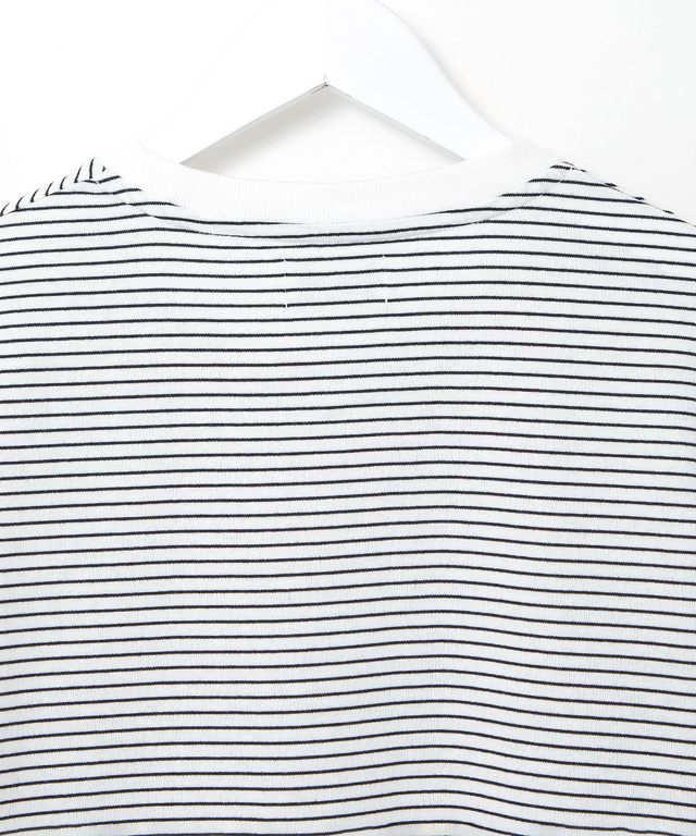 天竺 バイヤスボーダー 長袖Tシャツ