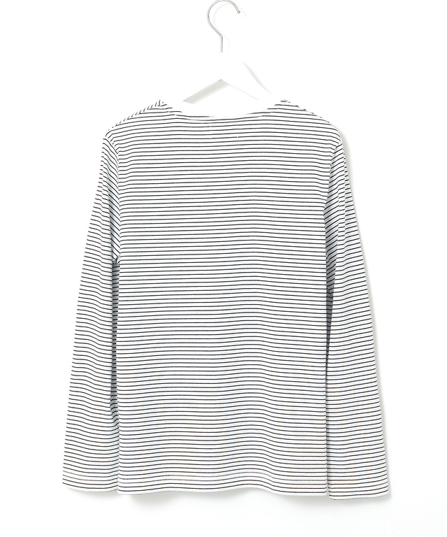 天竺 バイヤスボーダー 長袖Tシャツ