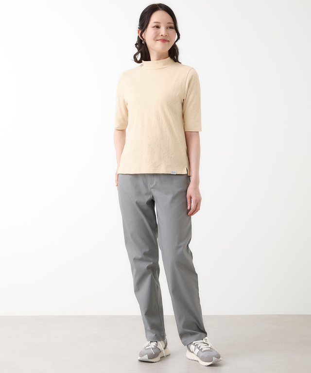 バイヤス ロゴ ジャカード カットソー