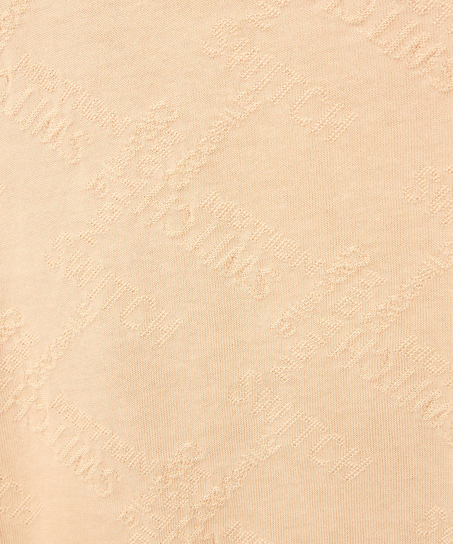 バイヤス ロゴ ジャカード カットソー