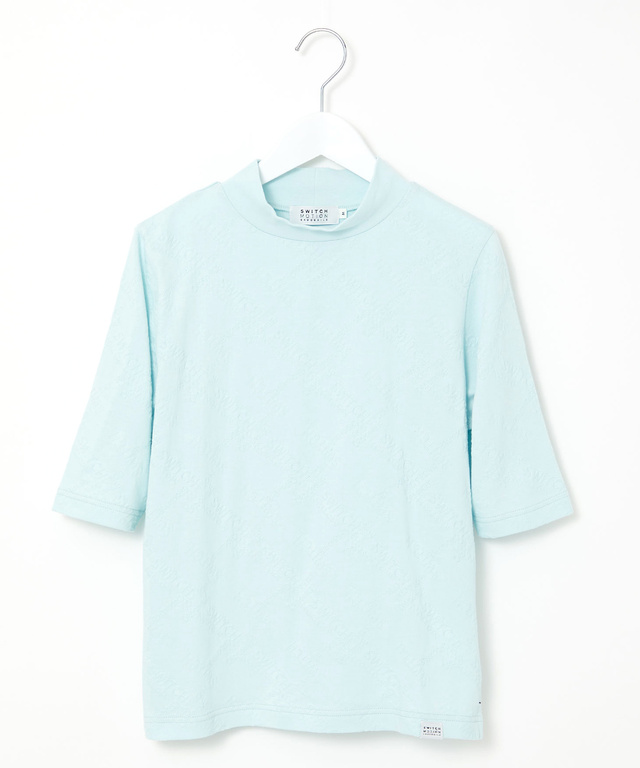 バイヤス ロゴ ジャカード カットソー