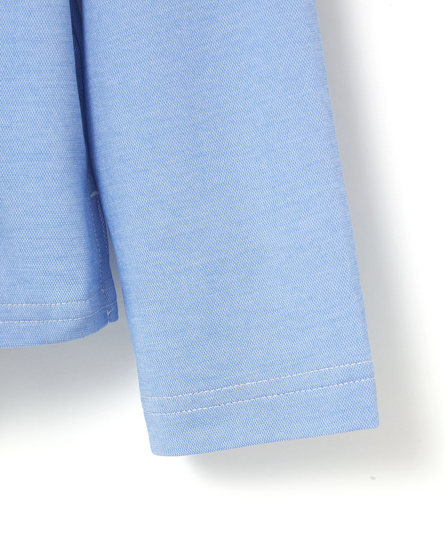 ダンガリー風 鹿の子 ポロシャツ