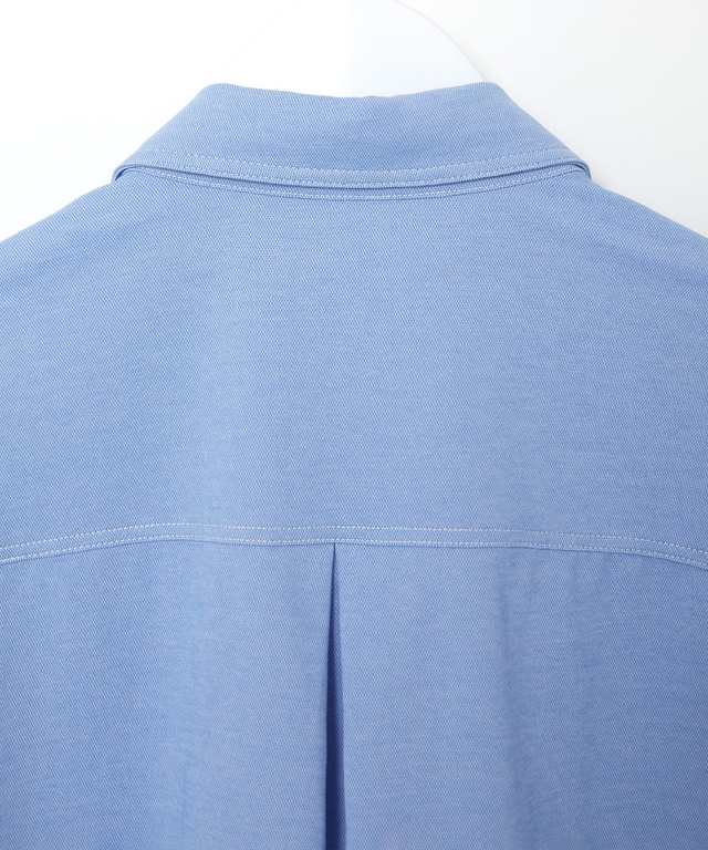 ダンガリー風 鹿の子 ポロシャツ