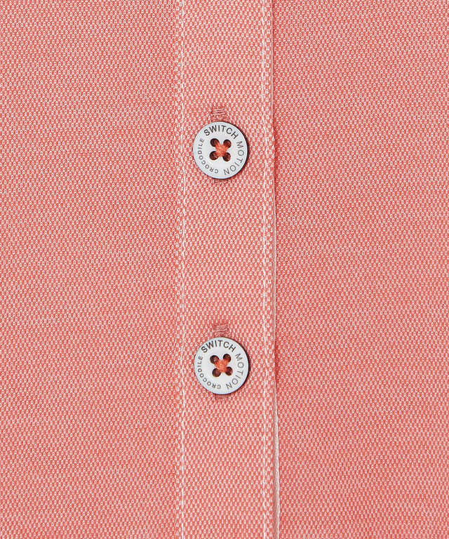 ダンガリー風 鹿の子 ポロシャツ