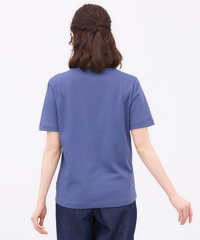 プレーティング天竺 ロゴプリント Tシャツ【吸汗速乾】