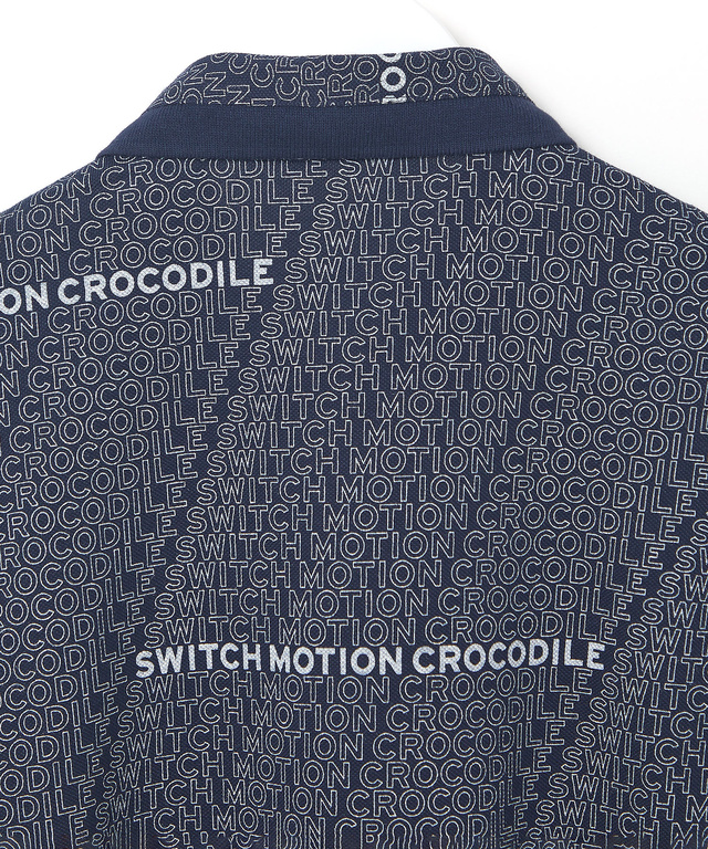 鹿の子 ロゴプリント ポロシャツ