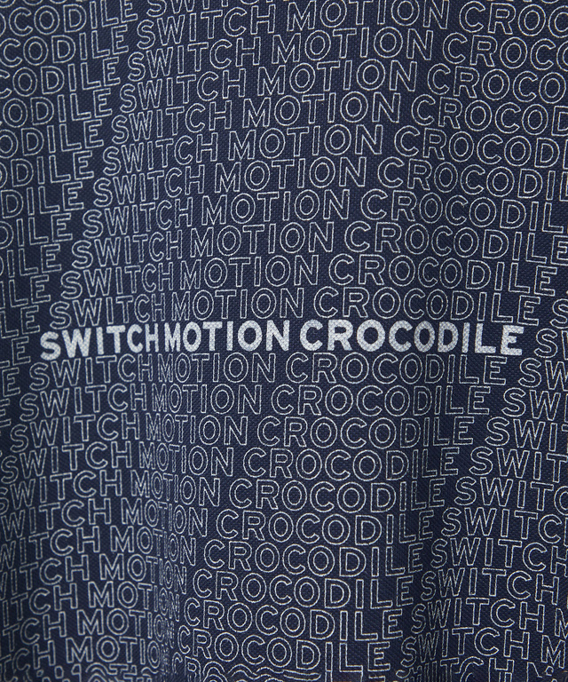 鹿の子 ロゴプリント ポロシャツ