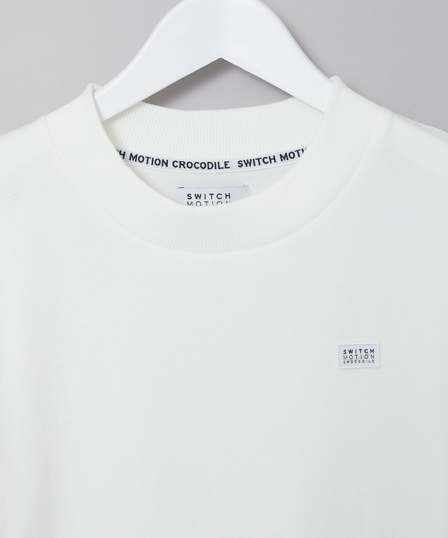 プレーティング天竺 リブ切り替え Tシャツ【吸水速乾】