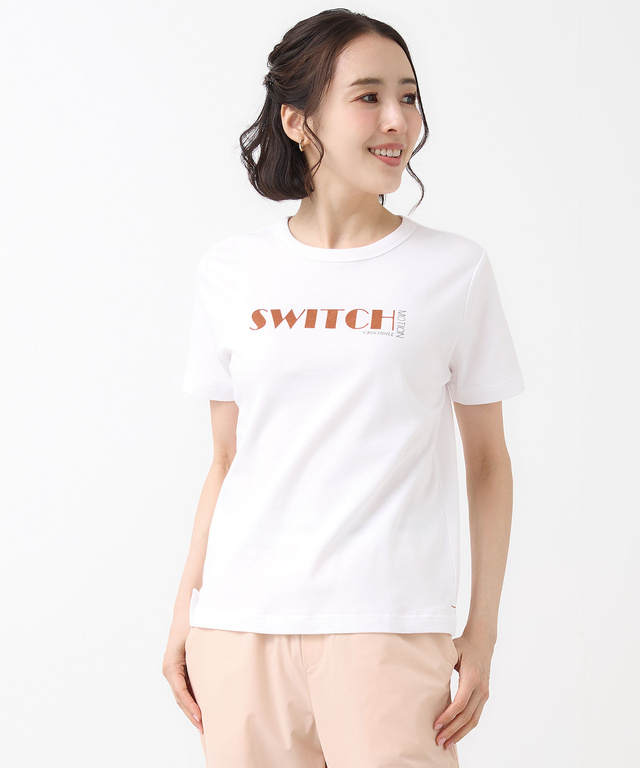 スムース ロゴプリント Tシャツ