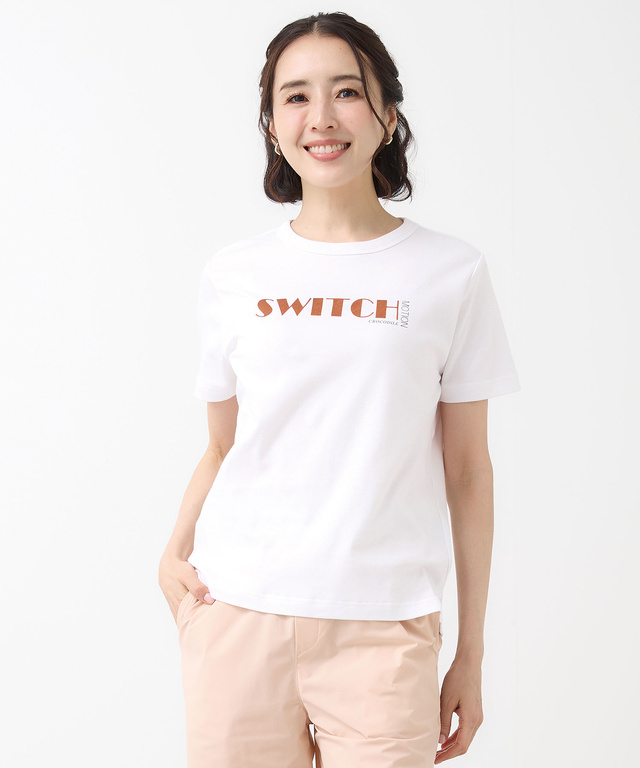 スムース ロゴプリント Tシャツ