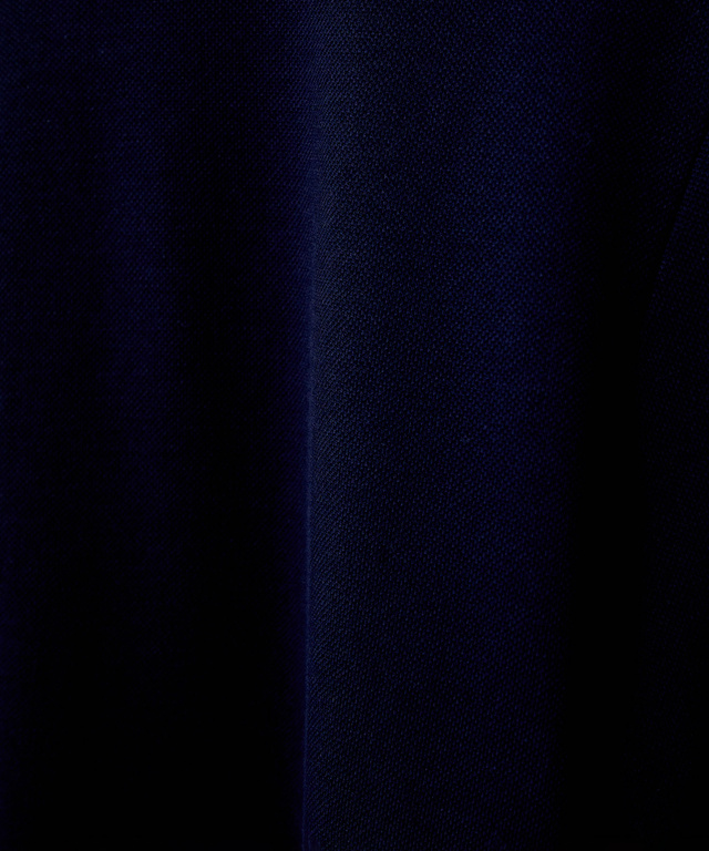 スノーコットン 鹿の子 七分袖 ポロシャツ【接触冷感】