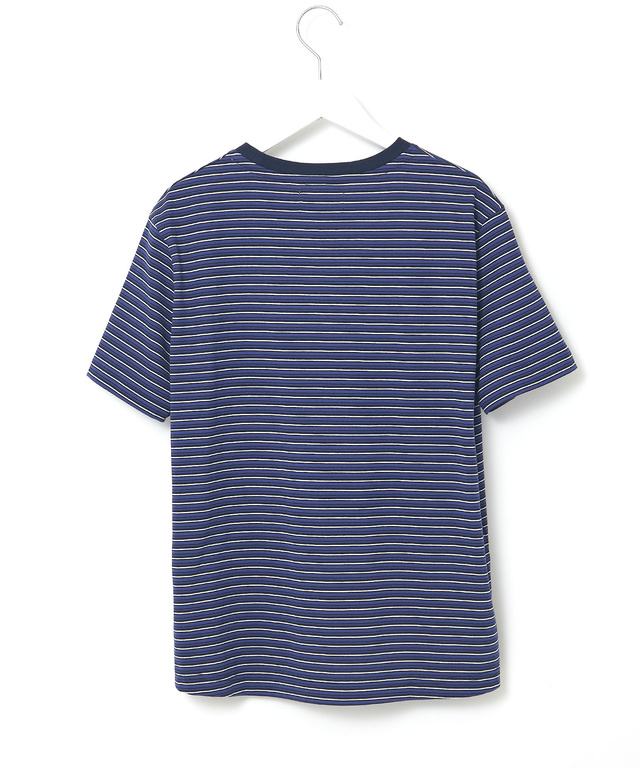 天竺 ボーダー Tシャツ【ウガンダ オーガニック コットン】