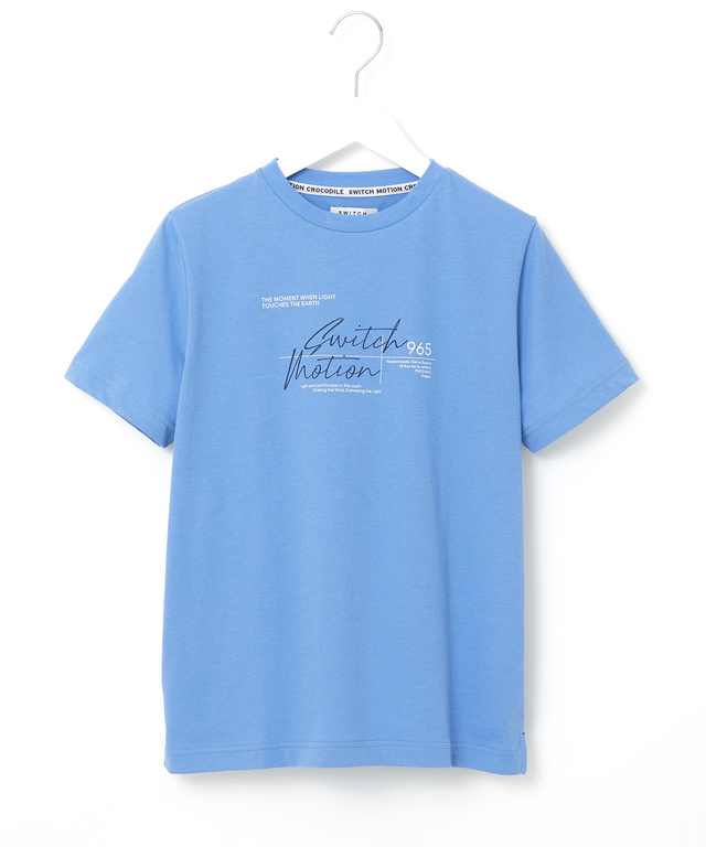 プレーティング天竺 モチーフプリント Tシャツ【吸汗速乾】