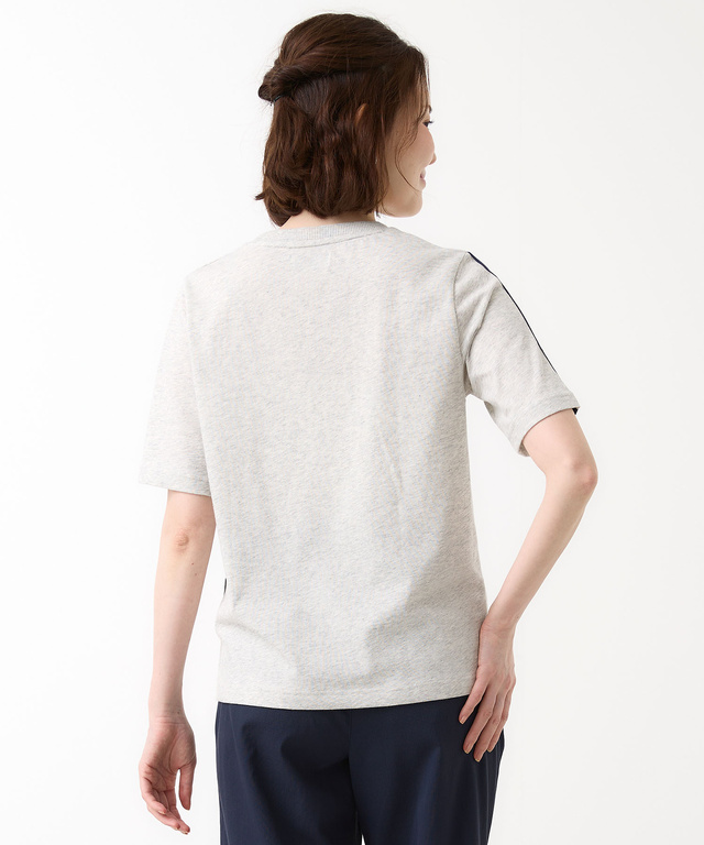 プレーティング天竺 配色テープ 半袖 Tシャツ