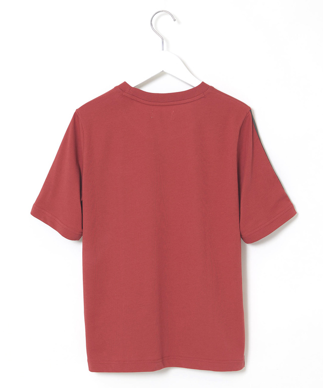 プレーティング天竺 配色テープ 半袖 Tシャツ