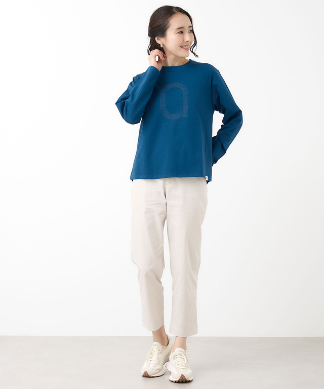プレーティング天竺 リブ襟 Tシャツ 【吸汗速乾】【シワになりにくい】