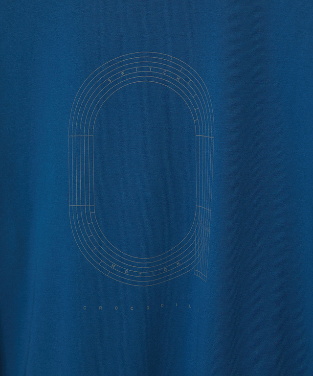 プレーティング天竺 リブ襟 Tシャツ 【吸汗速乾】【シワになりにくい】