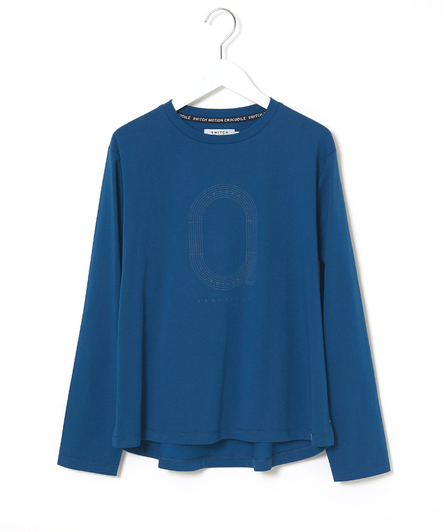 プレーティング天竺 リブ襟 Tシャツ 【吸汗速乾】【シワになりにくい】