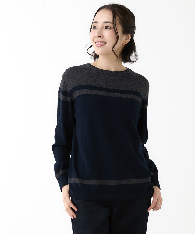 パネル配色切り替え プルオーバー【手洗いOK】