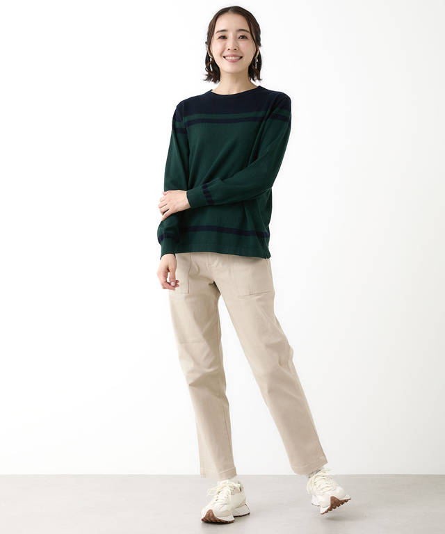 パネル配色切り替え プルオーバー【手洗いOK】