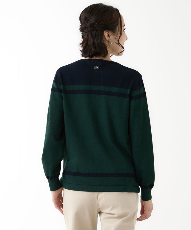 パネル配色切り替え プルオーバー【手洗いOK】