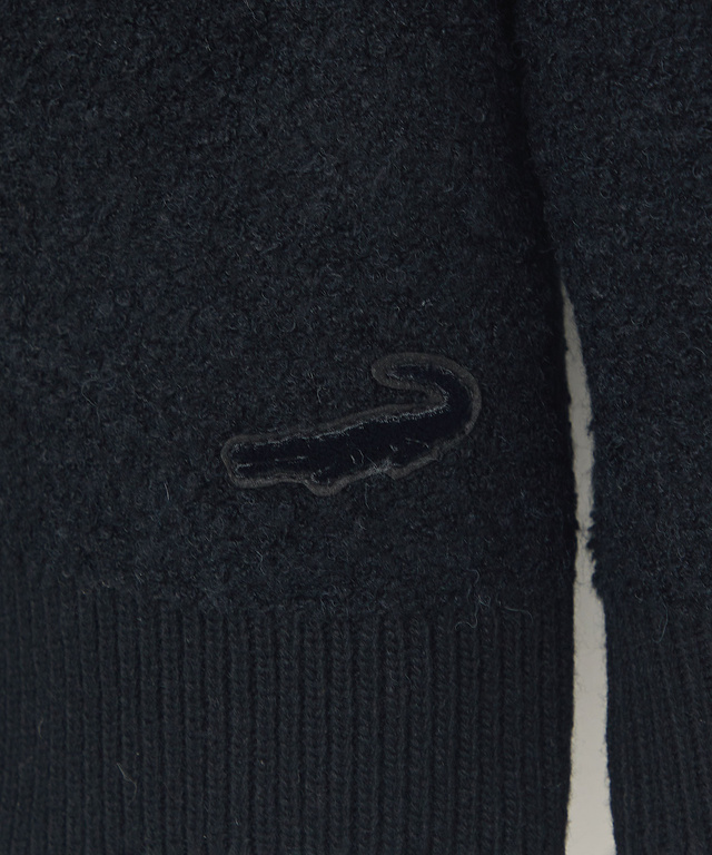 ブークレー ジップ ニットアウター