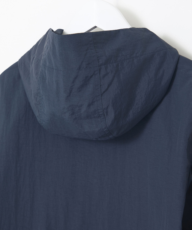 フード付き ドットボタン デザインジャケット