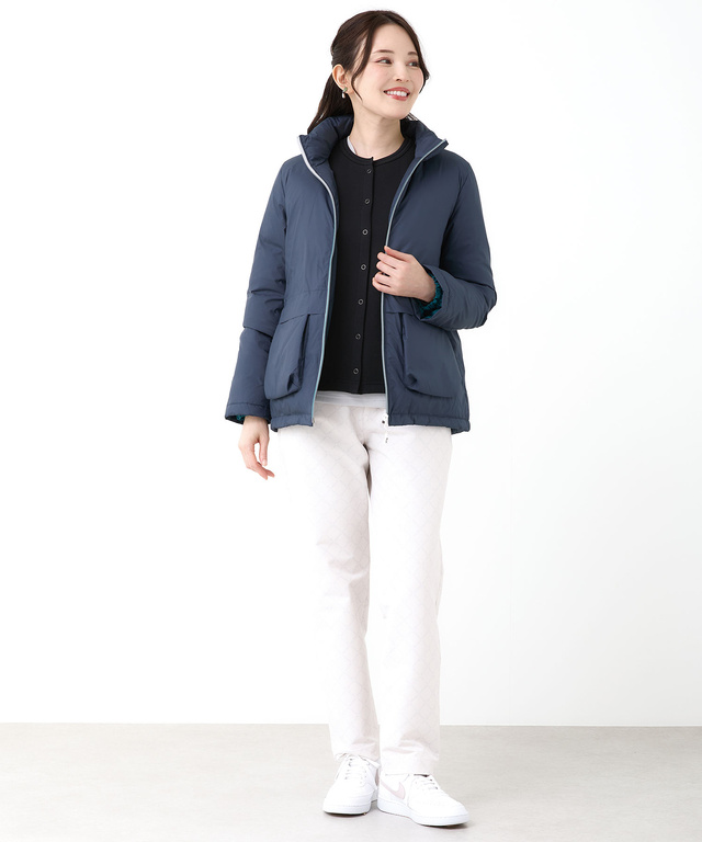 ショートダウンブルゾン【撥水加工】