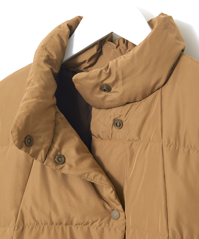 スタンドカラー ダウンジャケット