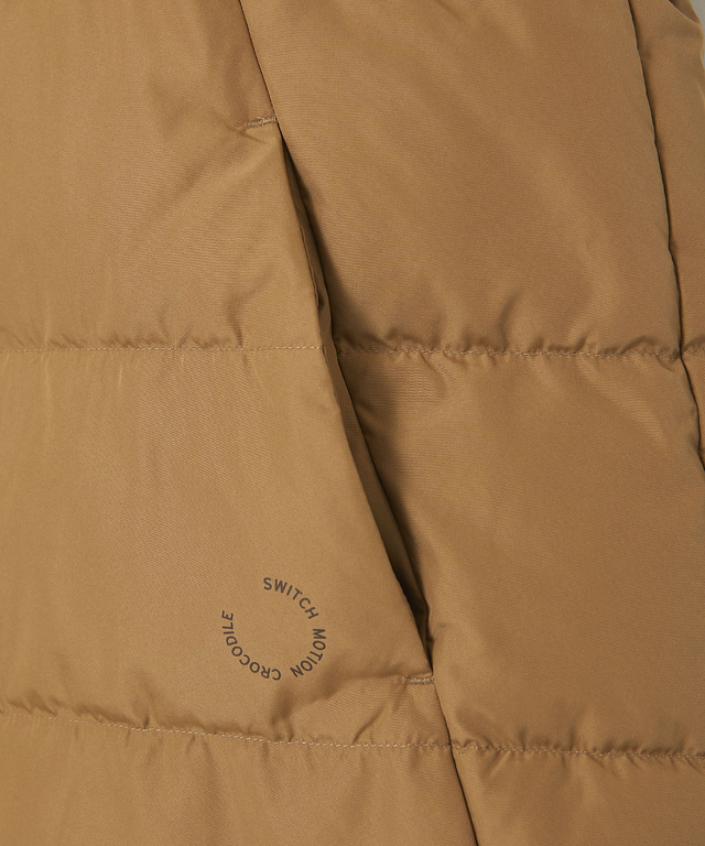 スタンドカラー ダウンジャケット